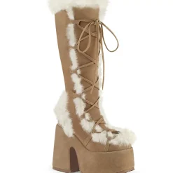 Women Demonia Cult Camel-311